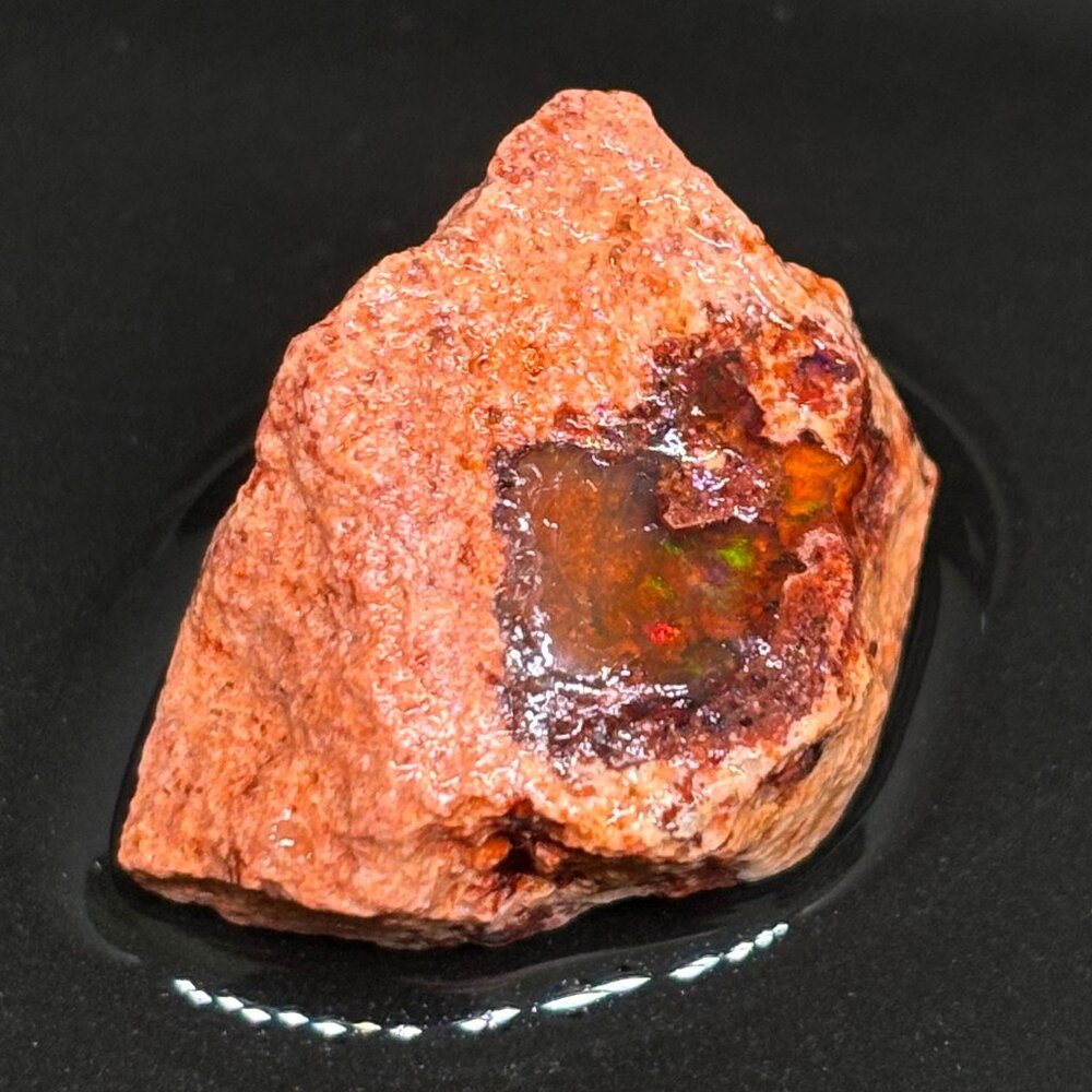 Be Wary Eye Of The Storm Jalisco Fire Opal Gemstone Specimen Collectible